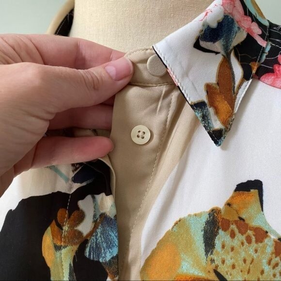 3.1 Phillip Lim Target Abstract Floral Blouse - Picture 11 of 14